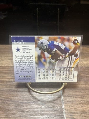 Emmitt Smith Dallas Cowboys Running Back 1995 Skybox # 41