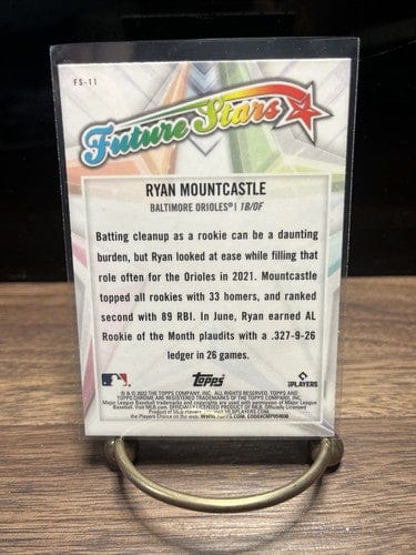 2022 Topps Chrome Future Stars Ryan Mountcastle #FS-11 Baltimore Oriol