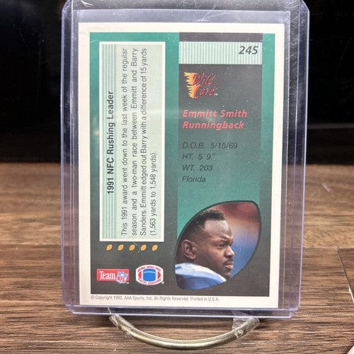 1992 Wild Card Emmitt Smith Dallas Cowboys NFC Rushing Leader