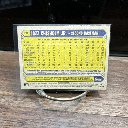 2022 Topps Archives #222 Jazz Chisholm Jr.