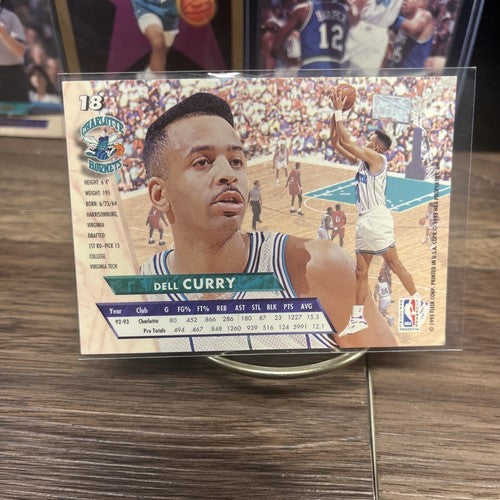 Charlotte Hornets 90’s 6 Card Lot A. Mourning RC,L . Johnson, D. Cur