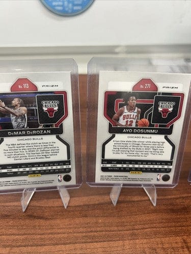 Chicago Bulls 2021-22 Panini Prizm Red White Blue Lot Vucevic, LaVine,