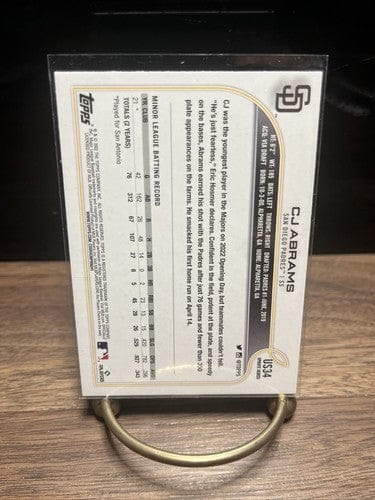 2022 Topps #US34 CJ Abrams RC Rookie Card San Diego Padres