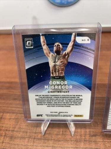 Conor McGregor 2022 Panini Donruss Optic UFC - Star Gazing #6 +#75