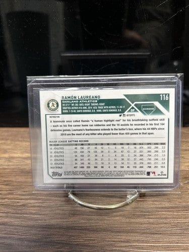 Ramon Laureano 2023 Topps Chrome #116 Chrome Silver Refractor Oakland