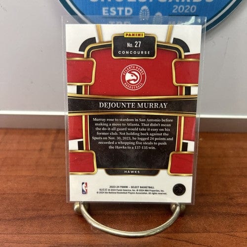 2023-24 Panini Select Concourse Dejounte Murray #27 Hawks