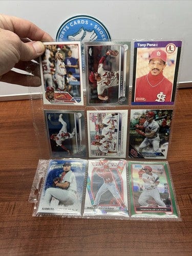 St Louis Cardinals 9 Card Lot Pujols, Molina, Bader, Arenado Topps/ He
