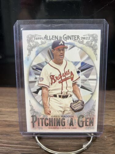 2022 Topps Allen & Ginter Greg Maddux Pitching a Gem PAG-1 Atlanta Bra