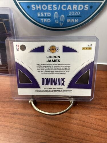 Lebron James Lot(3)21-22 Panini Select #100 Concourse+Prizm+#6 Dominan