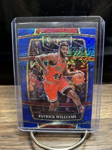 Patrick Williams 2021-22 Select Premier Blue Shimmer Prizm Card #4