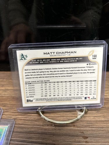 2022 Topps Chrome Baseball #168 Matt Chapman