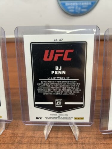 2022 Panini Donruss Optic UFC Blue Vel Prizm Leon Edwards#62,Nate Dia