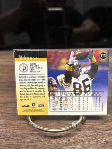Eric Green 1995 Skybox Impact Pittsburgh Steelers Football Card #113