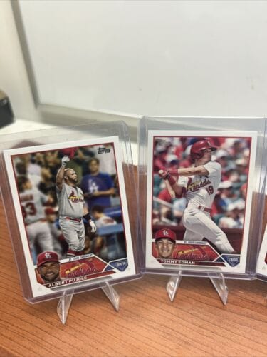 St Louis Cardinals 2023 Topps Series 1 Lot (6)Albert Pujols,Yadier Mol