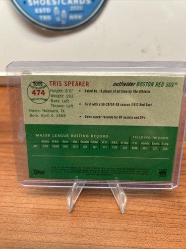 2023 Topps Chrome Platinum Anniversary #474 Tris Speaker