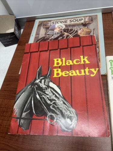 Children Book Lot Of 7 Black Beauty, Nursery Rhymes, Popeye,Heathcliff