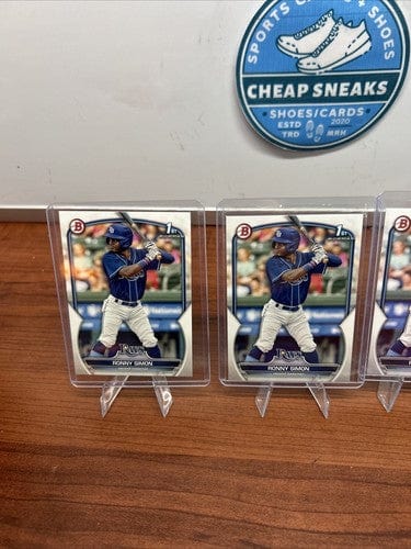 Ronny Simon 2023 Bowman 1st Prospect Base Card( X4) BP-145 + Curtis M