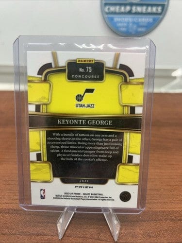 2023-24 Panini Select Silver Prizm Keyonte George Rookie Card 75 Utah