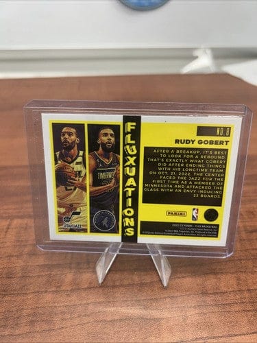 Rudy Gobert 2022-23 Panini Flux #8 Fluctuations Utah Jazz