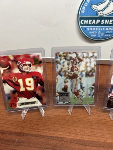 Joe Montana KC Chiefs Lot 95 Topps Stadium Club/95 Upper Deck/93 Playo