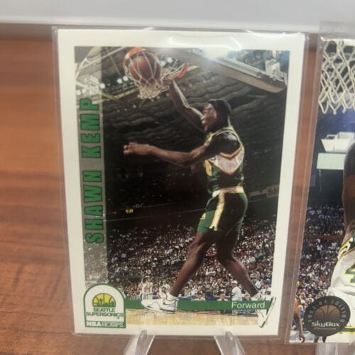 Shawn Kemp 1992 NBA Hoops #216+ 1093 Sky Box #17 #169 SuperSonics/Thun