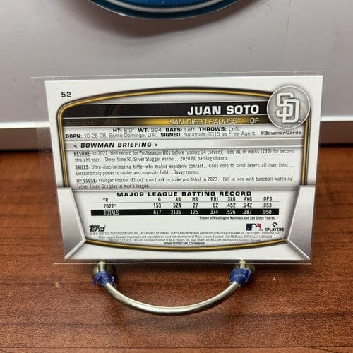 Juan Soto 2023 Bowman Card #52 San Diego Padres 💵BUY MORE AND BUY L