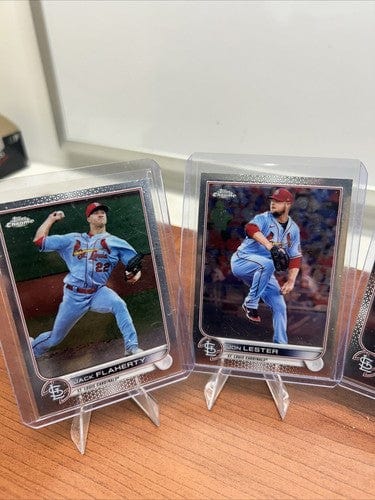 St Louis Cardinals 2022 Topps Chrome Lot (5) Molina,Lester,Bader
