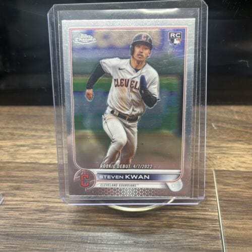 2022 Topps Chrome Update Steven Kwan #USC178 Cleveland Guardians