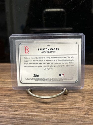 TRISTON CASAS RC - 2022 BOWMAN PLATINUM MINTED IN MERIT INSERT CARD #M