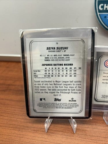 Seitan Suzuki RC 2022 Bowman Platinum Lot Renowned Rks,Minted In Merri