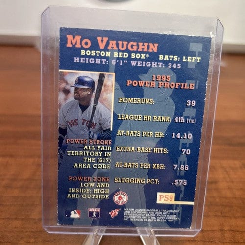 Mo Vaughn 1996 Topps Stadium Club Members Only Power Streak #PS9 Red S