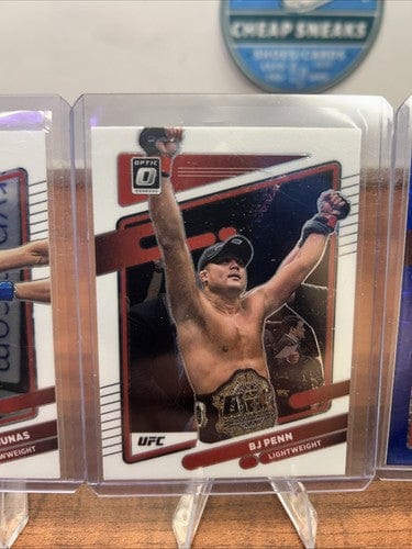 2022 Panini Donruss Optic UFC Blue Vel Prizm Leon Edwards#62,Nate Dia