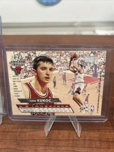 Toni Kukoc Chicago Bulls (RC)lot 93-94 Fleer Ultra 2000 Stadium Club