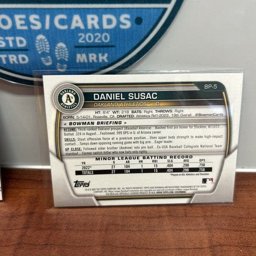 Daniel Susac 2 Card Lot 2024 Bowman BP-42+ 2023 1st Bowman BP-5