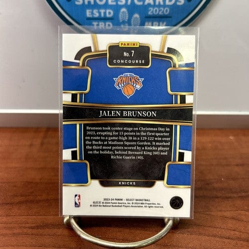 JALEN BRUNSON # 7 | 2023-24 Panini Select Blue Base | Knicks Concourse
