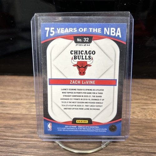 2021 Panini Select Zach Lavine 75 Years of the NBA Silver Prizm