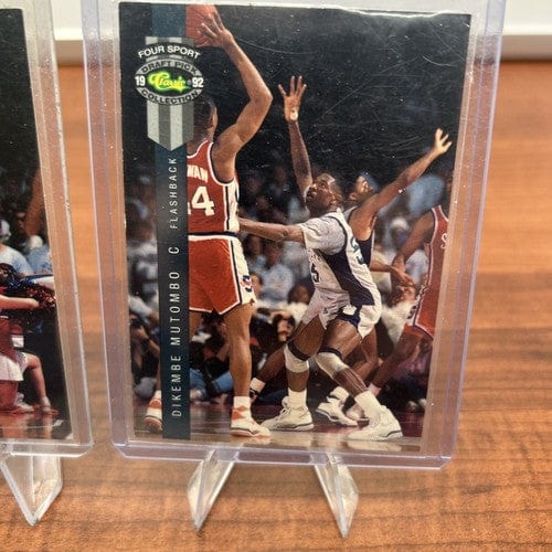1992 Classic Games Draft Picks Dikembe Mutombo #312 Alonzo Mourning #5
