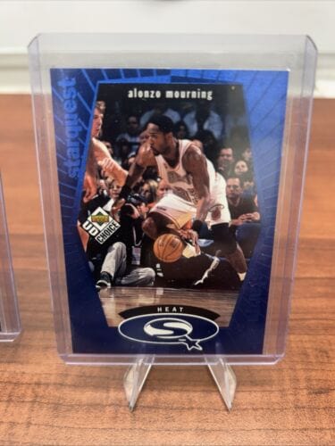 Alonzo Mourning 1995-96 Topps Finest With Cover #247 Miami Heat+ Bonus