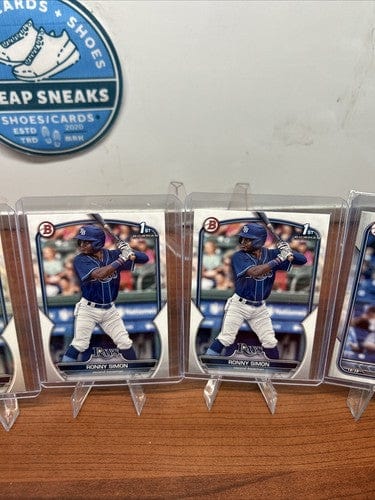 Ronny Simon 2023 Bowman 1st Prospect Base Card( X4) BP-145 + Curtis M