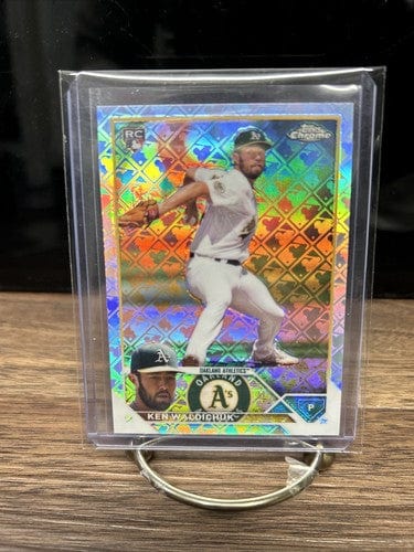 Ken Waldichuk Refractor Lot (2) 2023 Topps Chrome Logofractor+ Pink Sp