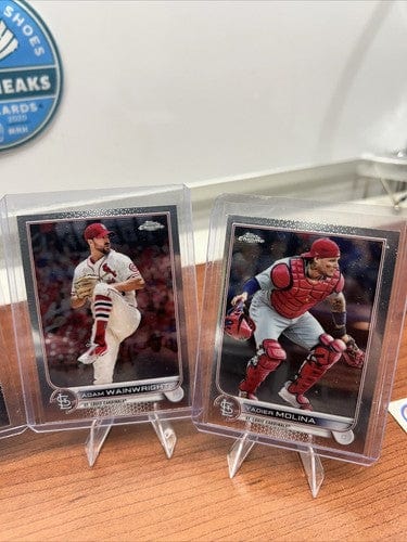 St Louis Cardinals 2022 Topps Chrome Lot (5) Molina,Lester,Bader