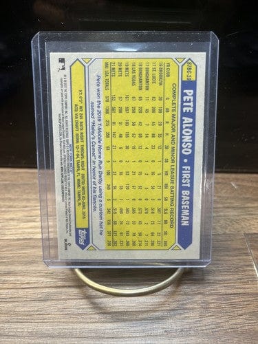 2022 Topps Chrome Pete Alonso 35th Anniversary Insert #87BC-10 New Yor