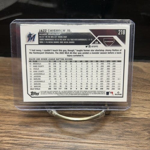 2023 Topps Chrome - Jazz Chisholm - X-fractor - Miami Marlins/NY Yanke