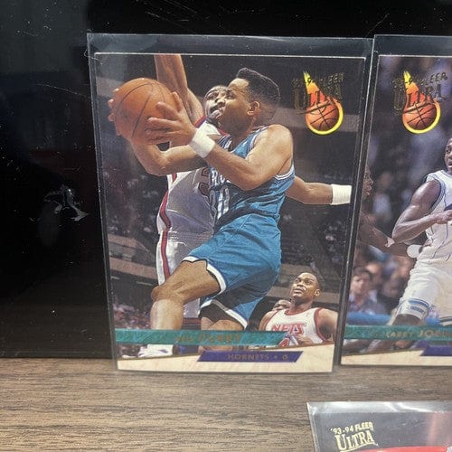Charlotte Hornets 90’s 6 Card Lot A. Mourning RC,L . Johnson, D. Cur