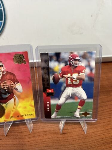 Joe Montana KC Chiefs Upper Deck/Topps /Fleer Ultra/Collectors Edge Lo
