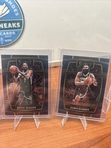 Brooklyn Nets NBA Lot (5) 2022 Panini Select/Prizm Durant, Harden,Grif