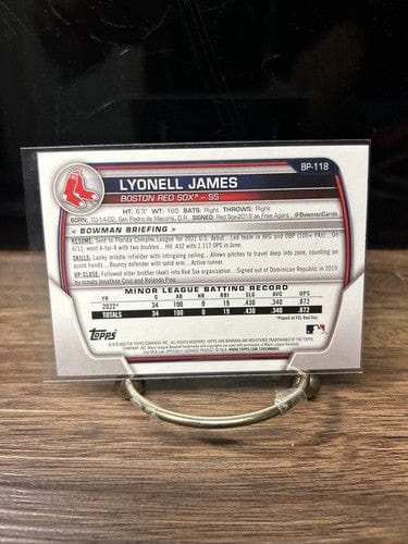 Juan Chacon 2023 Bowman Prospects Rookie 1st Card ! RC #BP-105 Boston