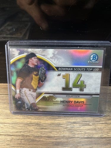 Henry Davis 3 Card Lot 2023 Bowman Bowman Scouts,SOS, BCP-14