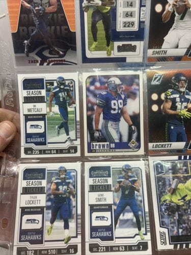 Seattle Seahawks 9 Card NFL Lot 2023 Optic,Zenith,Contenders