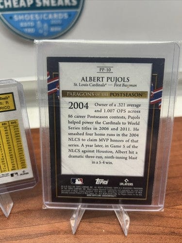 St Louis Cardinals 2022/2023 Topps Paragons Lot (3)Albert Pujols, Yadi